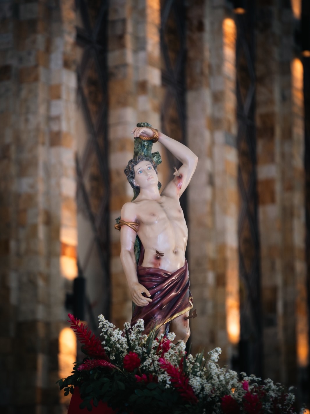 Na gestão dos Frades Franciscanos foi iniciada, em 1965, a construção da atual Matriz Nossa Senhora das Dores, situada na Praça  Silveira  Leão, obra concluída  e inaugurada em 1974, com a presença do Bispo Diocesano Dom Frei Benedito Domingos Cóscia.