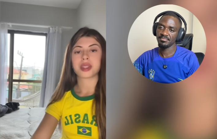 Gringa diz não entender porque tem pessoas que nascem no Brasil e desejam ir morar em outro país.