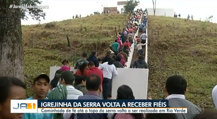 Igrejinha da Serra volta a receber fieis em Rio Verde após pandemia
